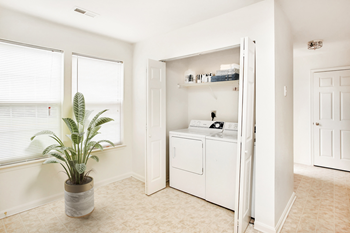 Washer and dryer included