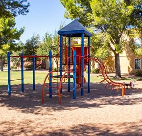 Tucson apartment for rent - Multi Colored Playground at Las Villas De Kino Apartments, Tucson, AZ