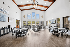 Dallas apartment for rent - the preserve at cardinal courts dining room with tables and chairs