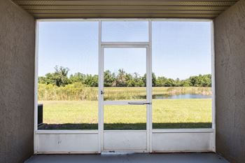 Private balcony or patio