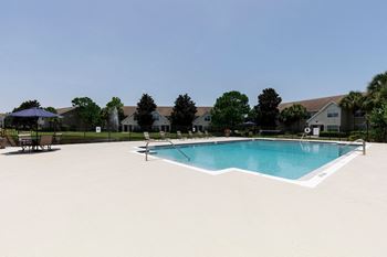 Swimming pool with sundeck