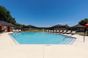 Swimming pool with sundeck