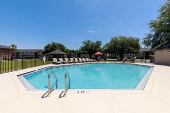 Swimming pool with sundeck