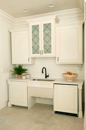 Salt Lake City apartment for rent - a white kitchen with white cabinets and a sink