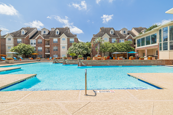 Resort-style swimming pool