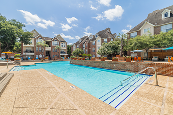 Resort-style swimming pool
