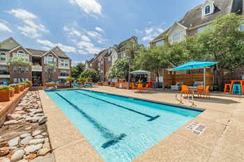 Resort-style swimming pool