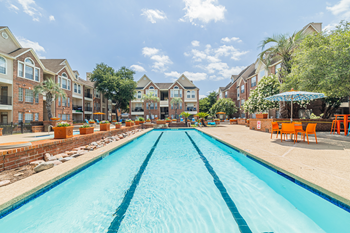 Resort-style swimming pool