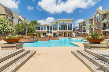 Resort-style swimming pool