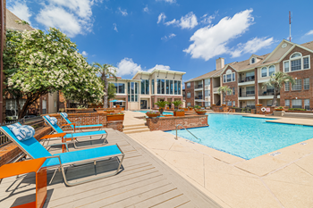 Resort-style swimming pool