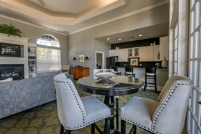 Fort Myers apartment for rent - Clubhouse filled with furniture and a large window