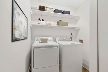 Washer dryer in unit
