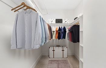 Large walk-in closets