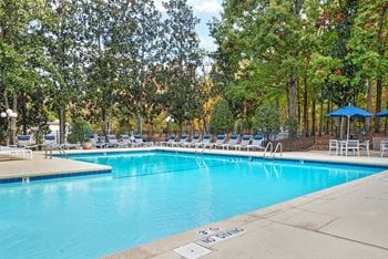 A large swimming pool