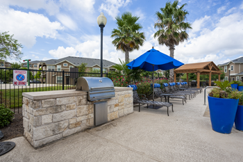 Picnic areas with modern grills