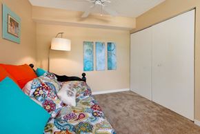 Jacksonville apartment for rent - Furnished Carpeted Bedroom with Large Sliding Closet
