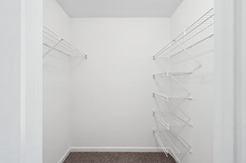 Oversized walk-in closets