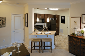 Black appliances with built-in microwave