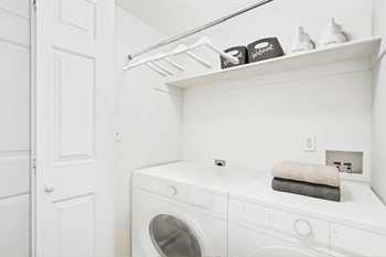 Washer and dryer connections