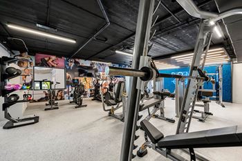 Fitness center with state-of-the-art equipment
