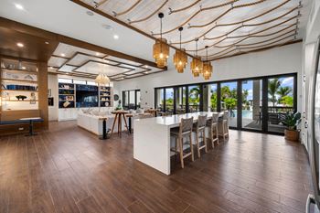 Spacious clubroom with catering kitchen