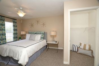 Spacious closets