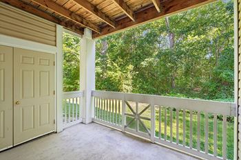 Private balcony or patio