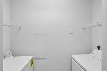 Washer and dryer included