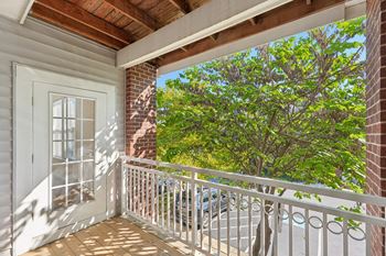Private balcony or patio