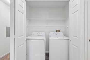Full-size washer and dryers