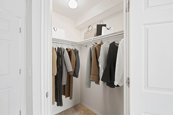 Spacious closets