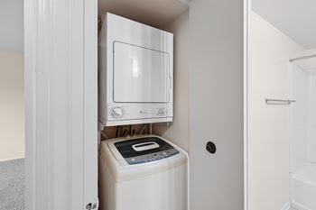 Washer and dryer included