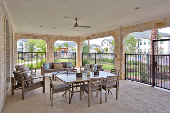 Outdoor lounge with wi-fi