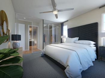 Oversized walk-in closets