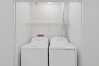 Washer and dryer included