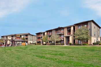 Spacious courtyard