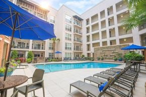 Charlotte apartment for rent - A Pool Area at Mosaic South End Apartments, Charlotte, 28203