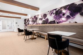 Livermore apartment for rent - coworking space with seating and tables