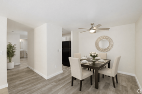 Lynnwood apartment for rent - A dining room with a table set for four.