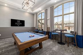 Cary townhouse for rent - Billiards table at Griffin Weston apartment complex in Cary, NC.