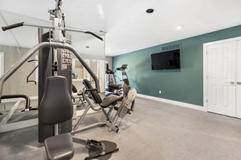 Fitness center with updated equipment