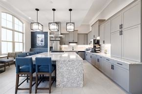 Cary townhouse for rent - Modern kitchen at Griffin Weston apartments in Cary, NC