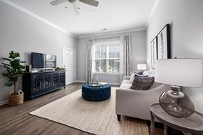 Cary townhouse for rent - The Edwards Living Area at Griffin Weston, North Carolina, 27513