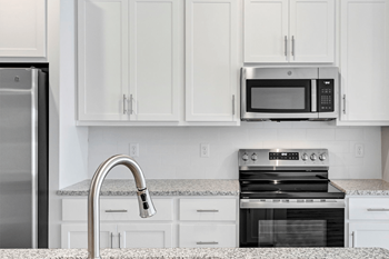 Subway tile backsplash