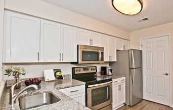 Renovated kitchen featuring stainless steel appliances
