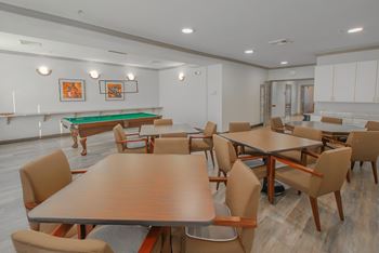 Movie theatre & billiards room