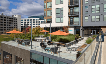 Rooftop patio