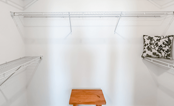 Spacious closet