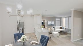 Herndon apartment for rent - Living room view at Woodland Park, Virginia