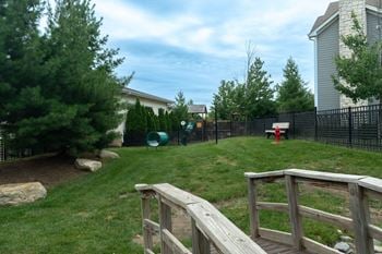 Bark park with agility equipment